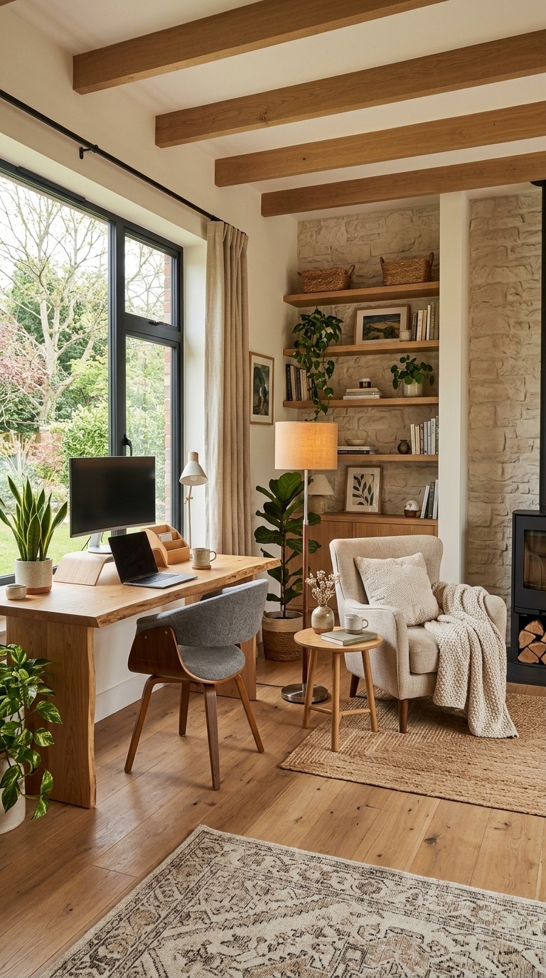 Cozy & Stylish Home Office