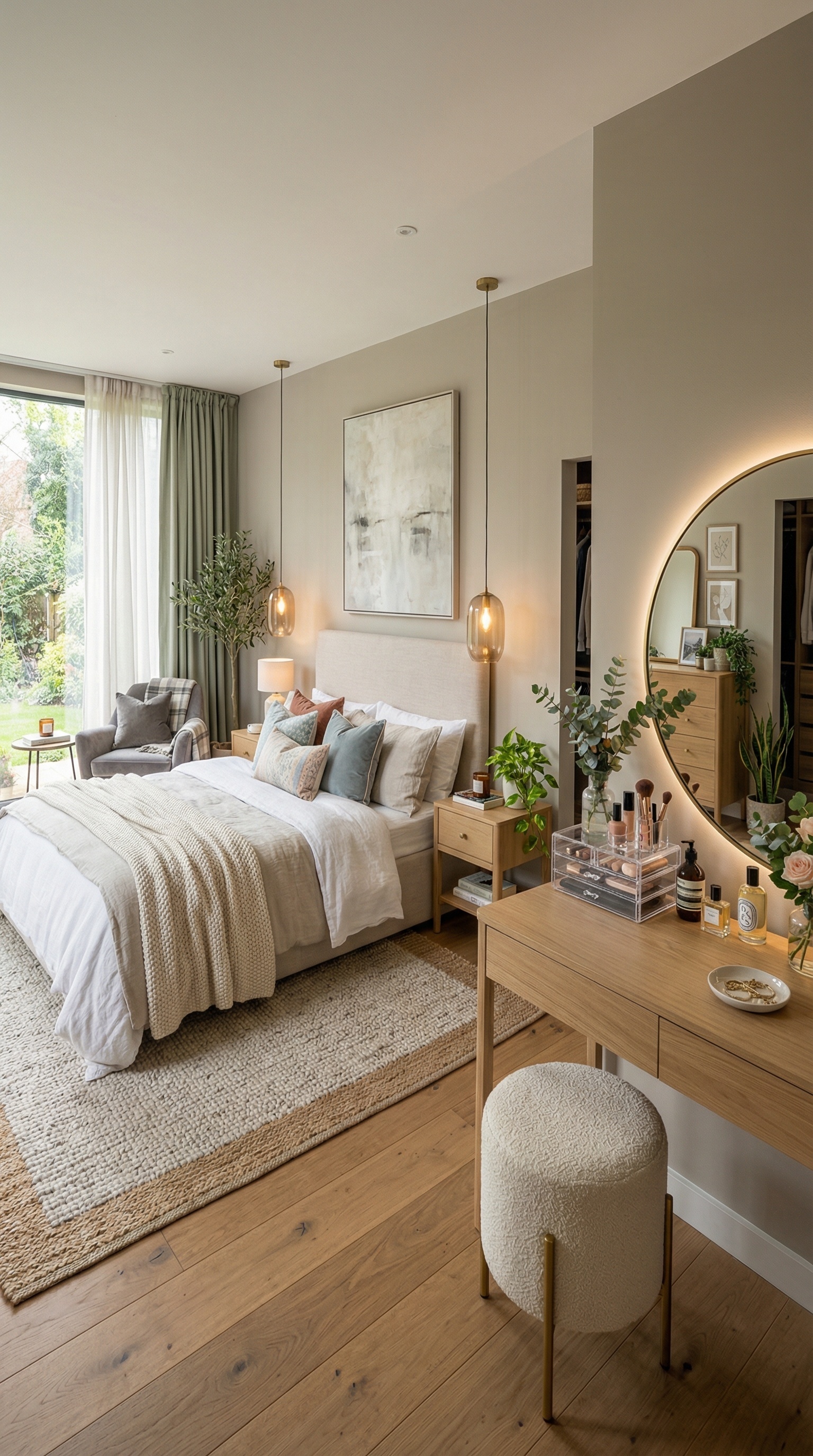 Soft Luxury Bedroom Ideas with Cozy Vanity Setup (2026 Trends)
