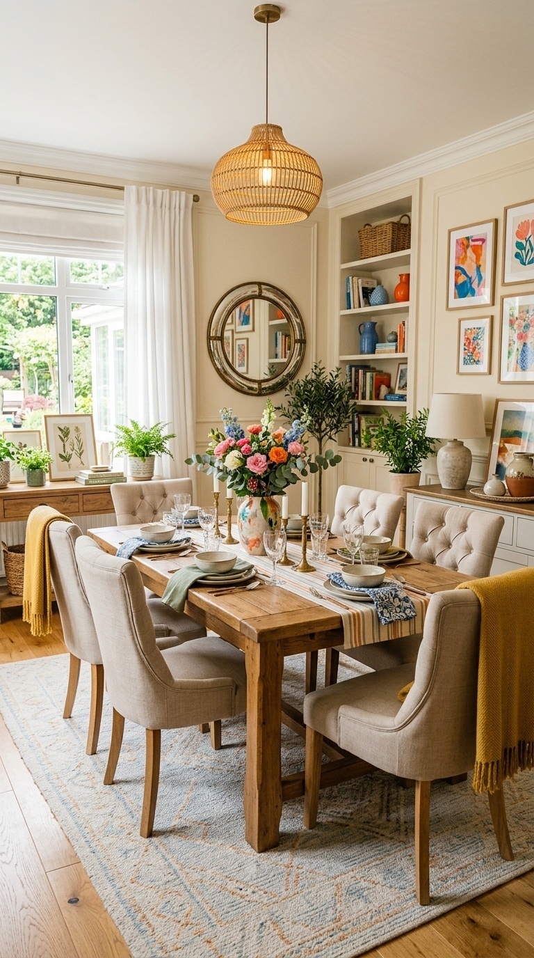 Cozy Farmhouse Dining Room Ideas 🤍 Warm & Inviting Table Styling