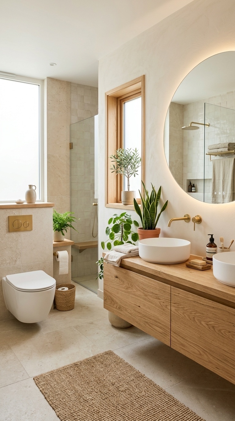TOP 10 Modern Organic Bathroom Ideas + BONUS