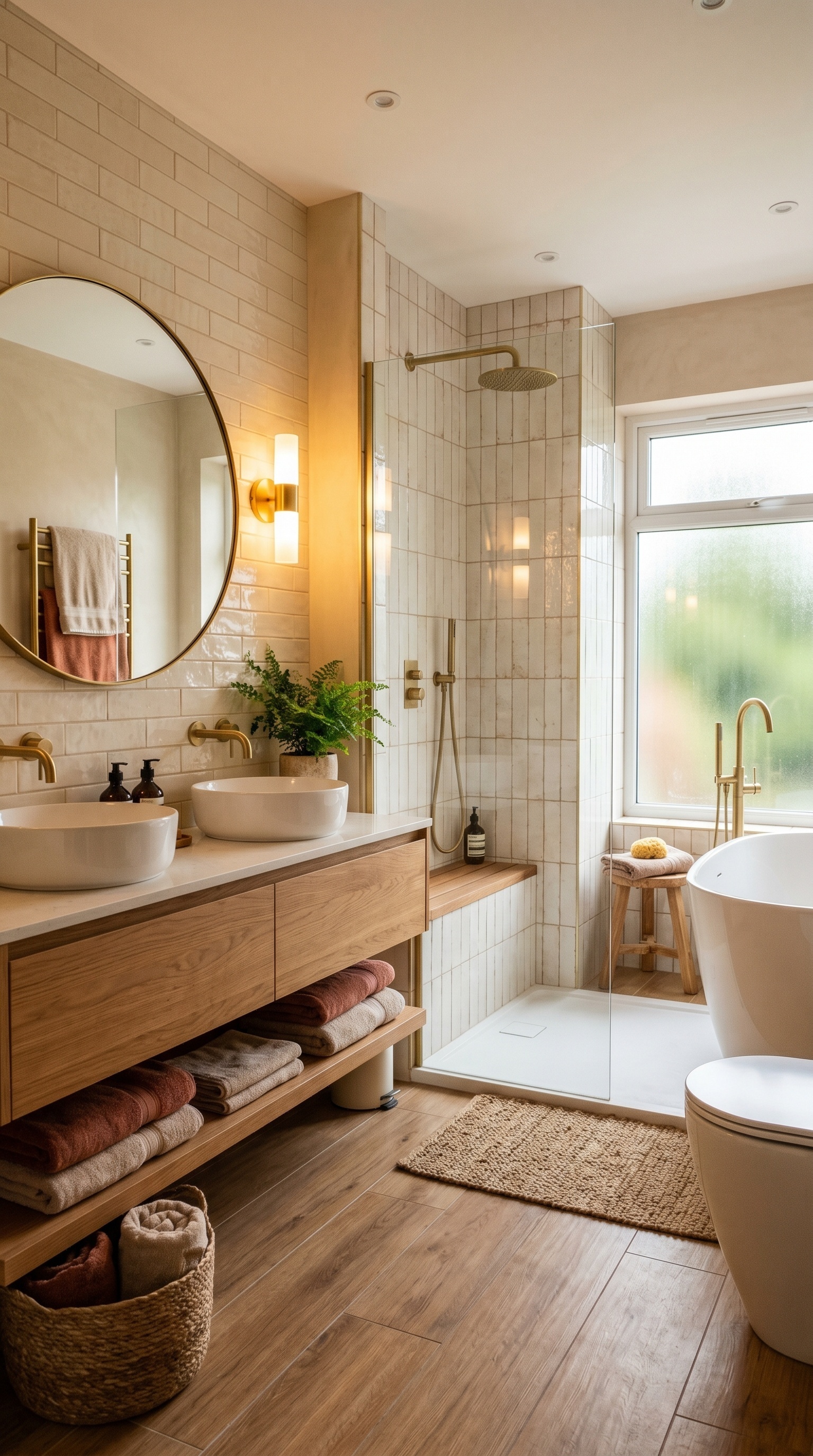 TOP 10 Items for Warm Neutral Bathroom Design with Spa Vibes