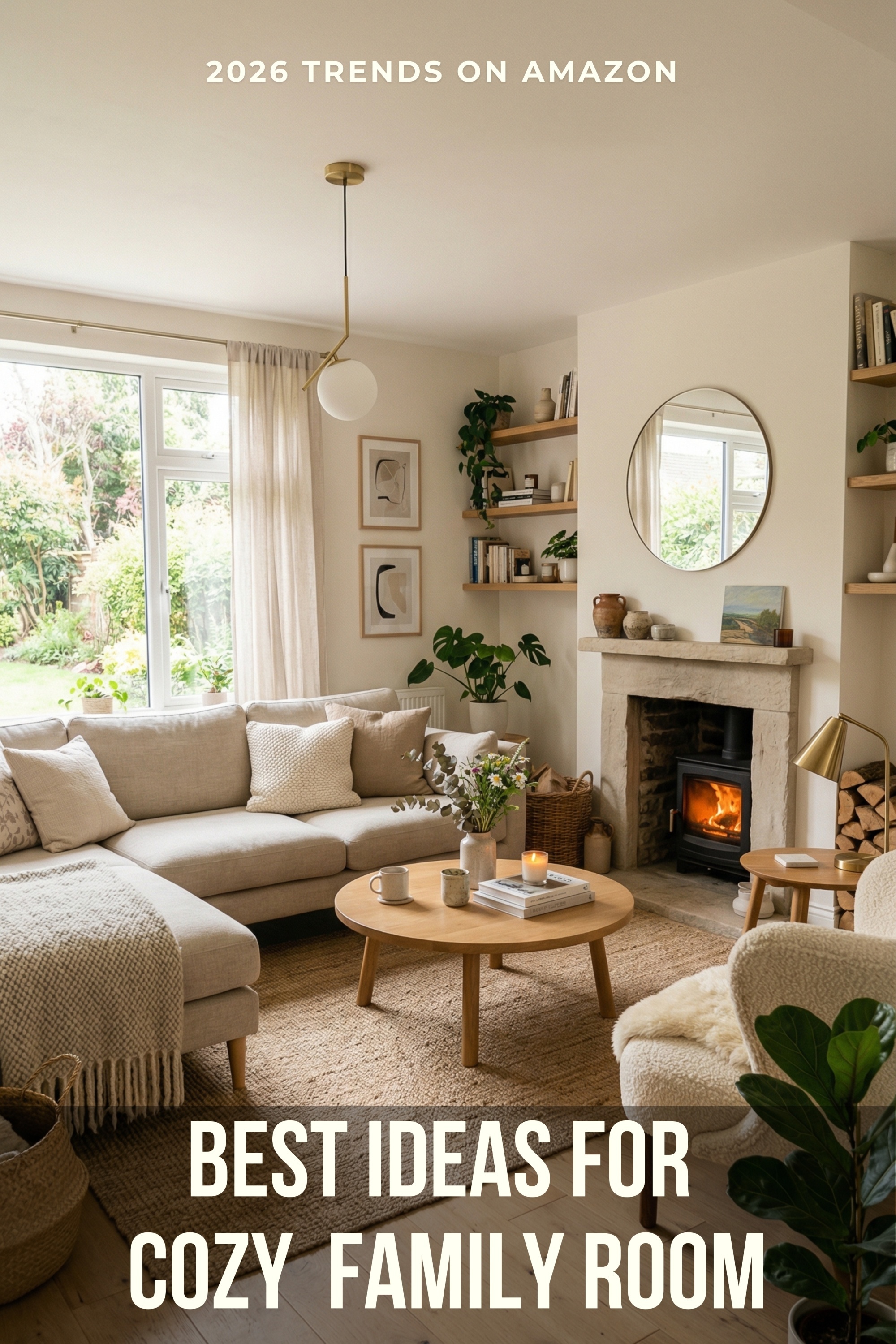 Best Ideas for Cozy Neutral Family Room +BONUS