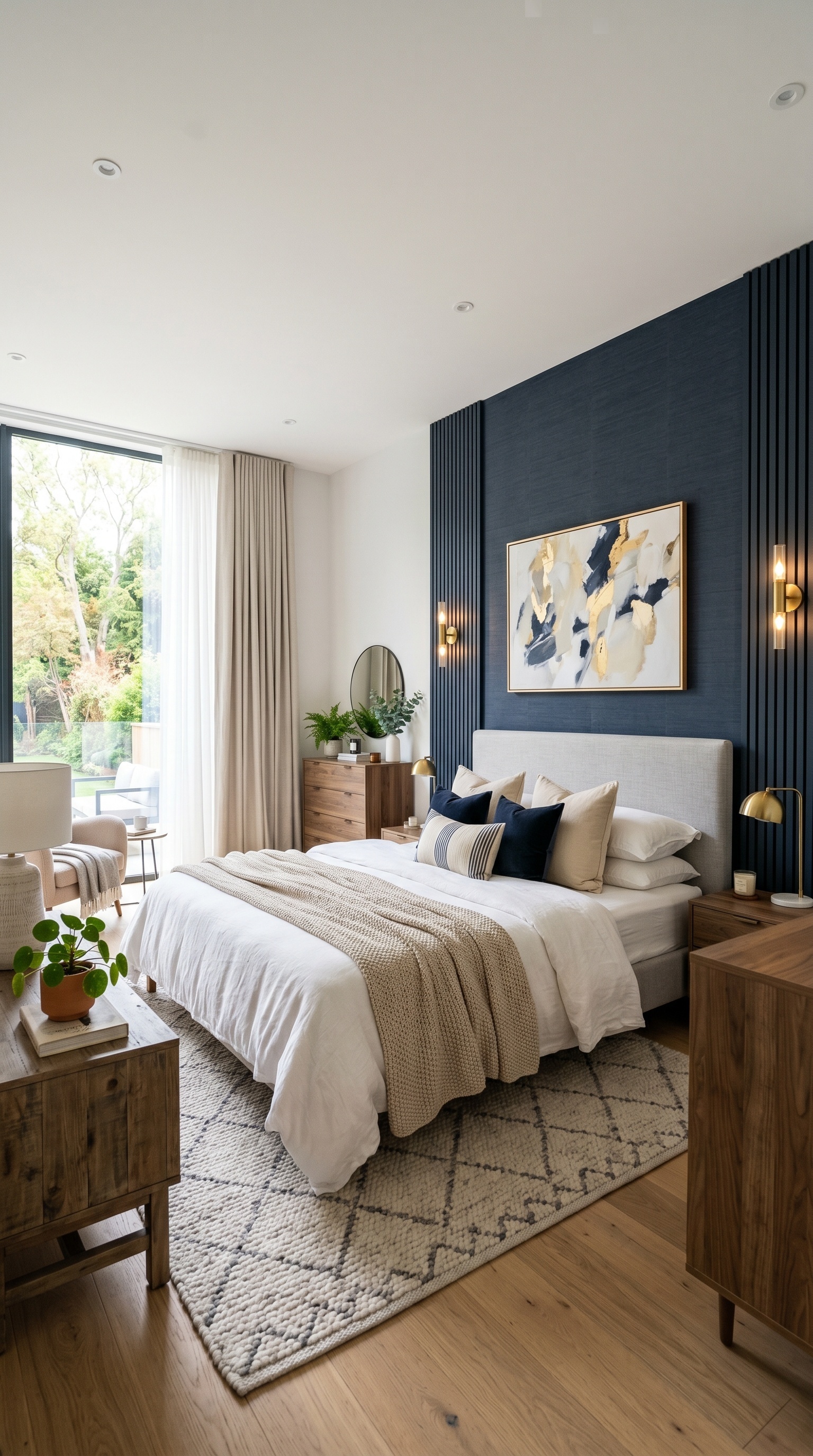 Modern Organic Master Bedroom Ideas | Cozy Luxury Neutral Bedroom Decor