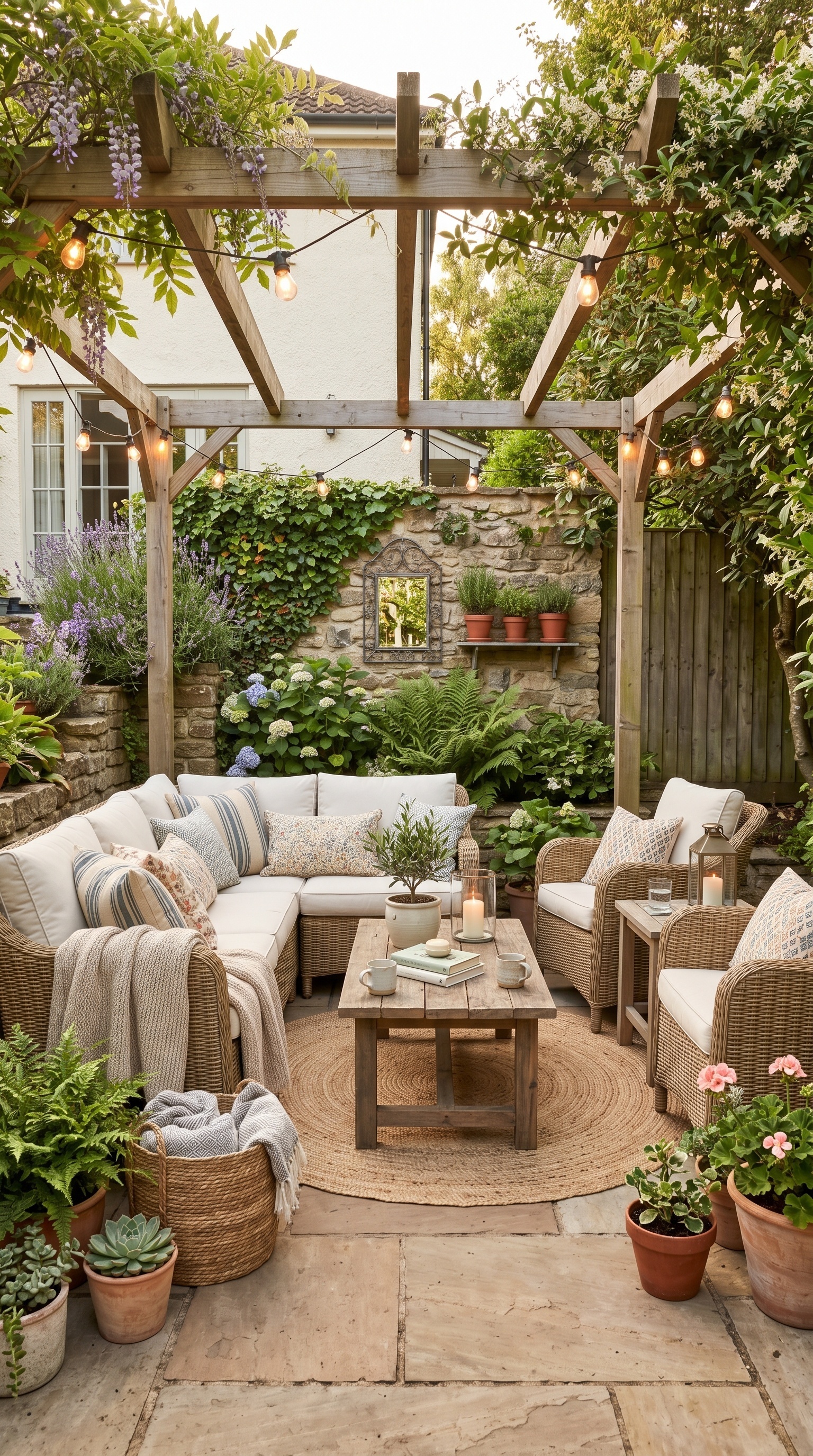 Cozy Backyard Patio Ideas | Romantic Outdoor Seating & Garden Pergola Inspiration