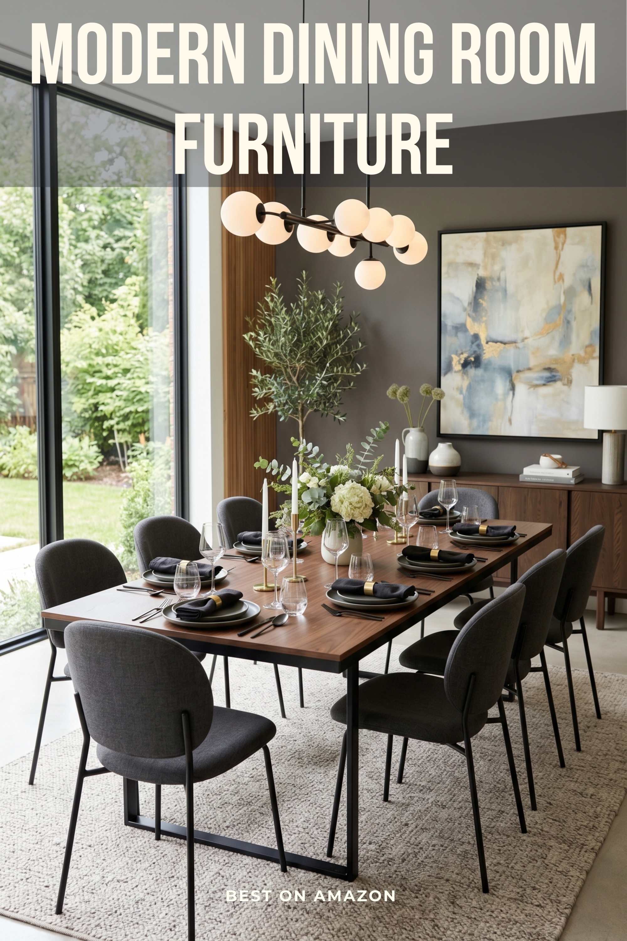 Modern Dining Room Furniture Ideas for a Luxury Contemporary Home