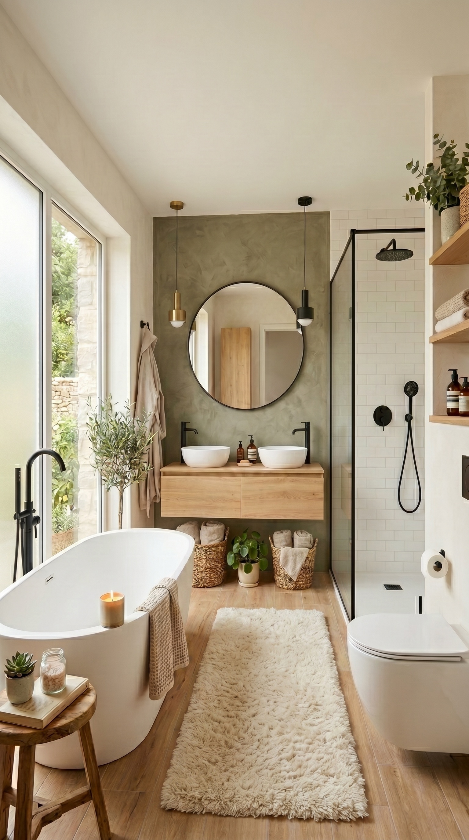 Organic Modern Bathroom Furniture Ideas for a Spa-Like Retreat