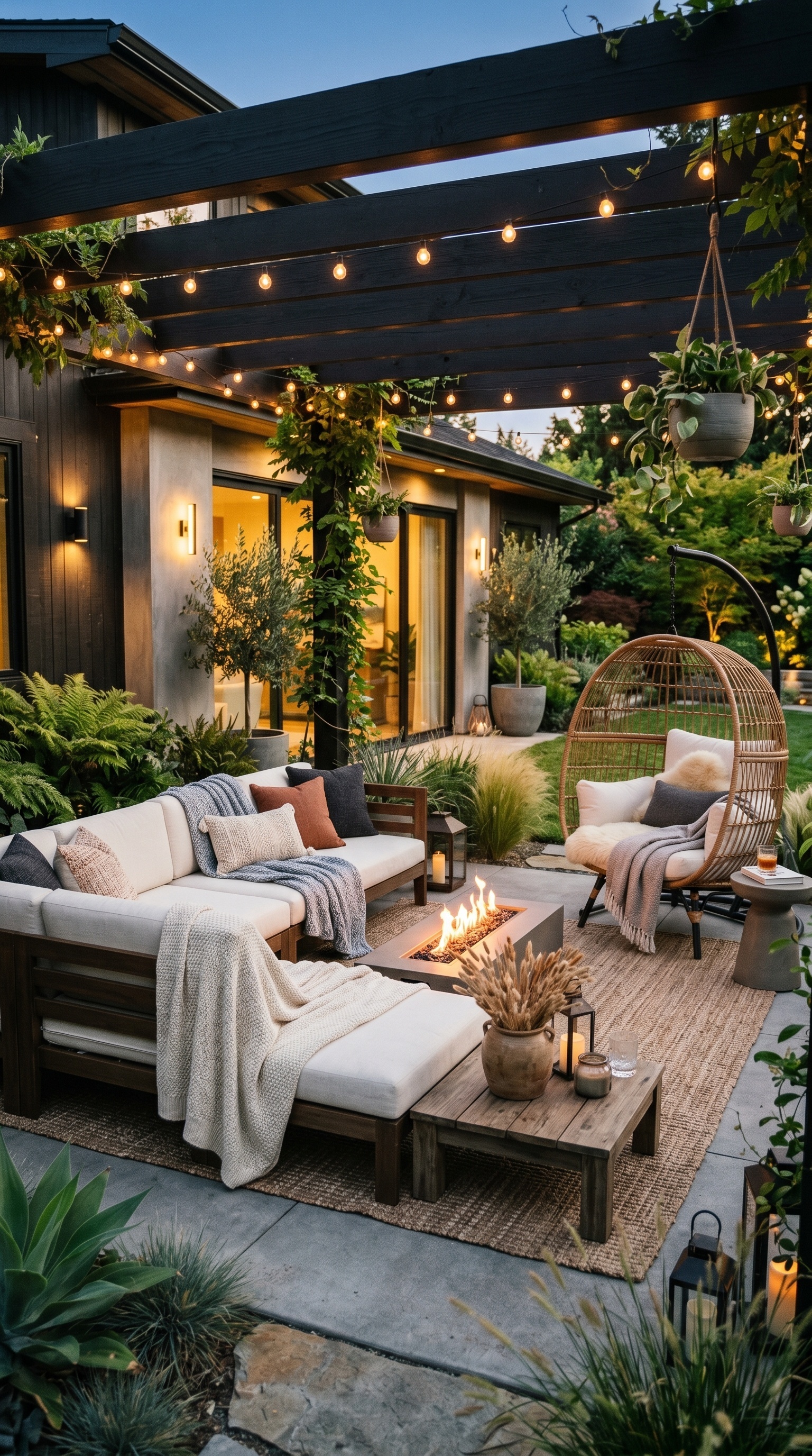 Modern Patio Furniture Ideas for a Cozy Luxury Backyard Retreat