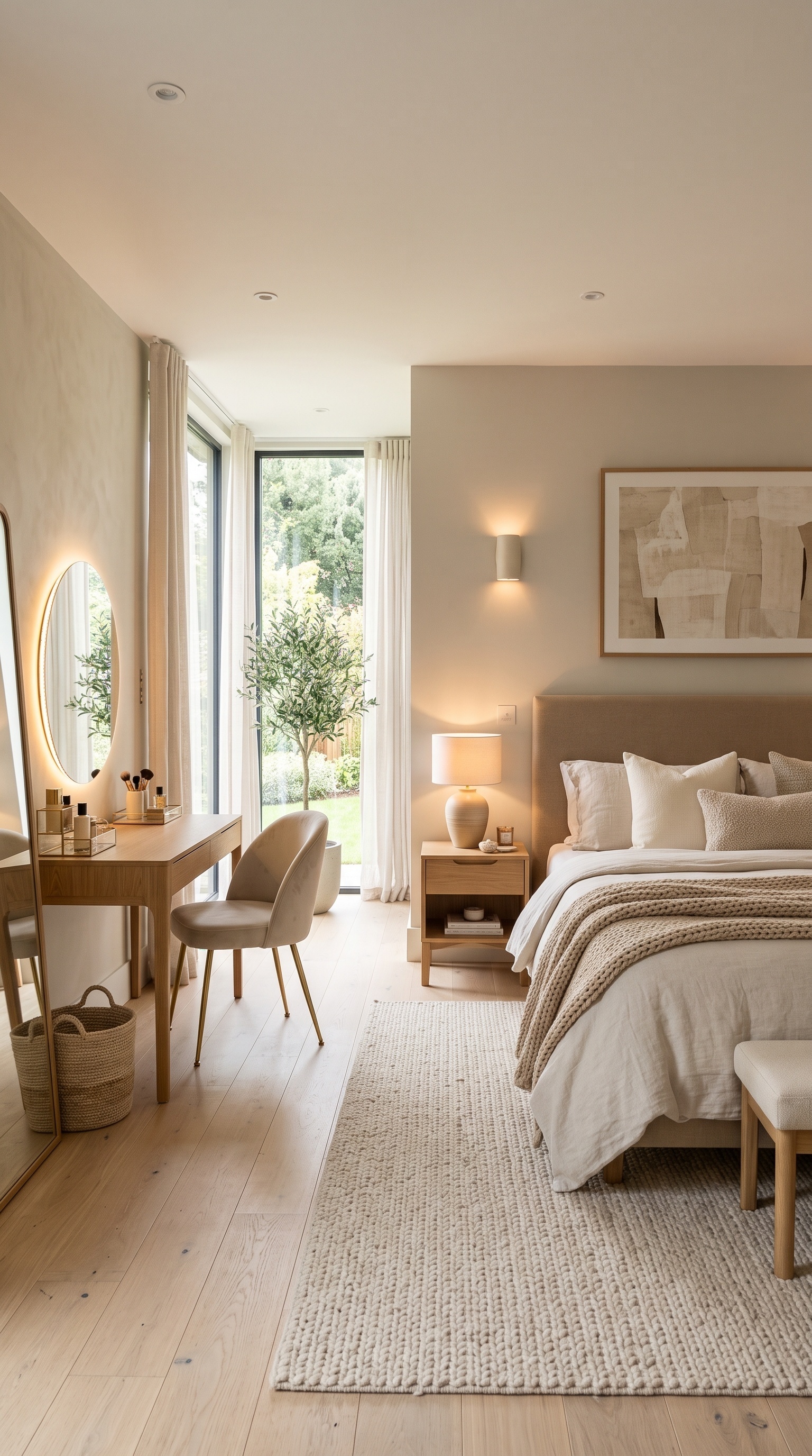 Warm Minimalist Bedroom Furniture Ideas