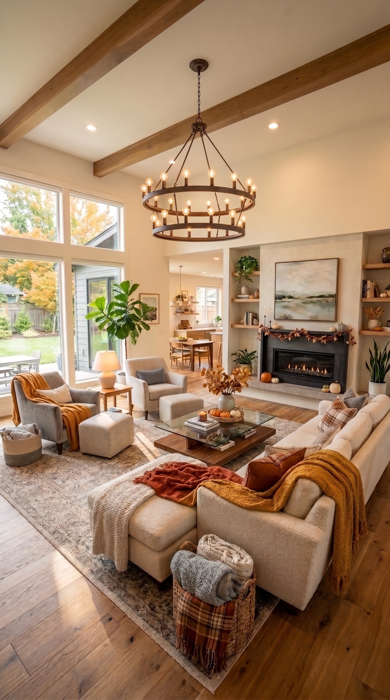 Modern Organic Farmhouse Living Room Furniture 